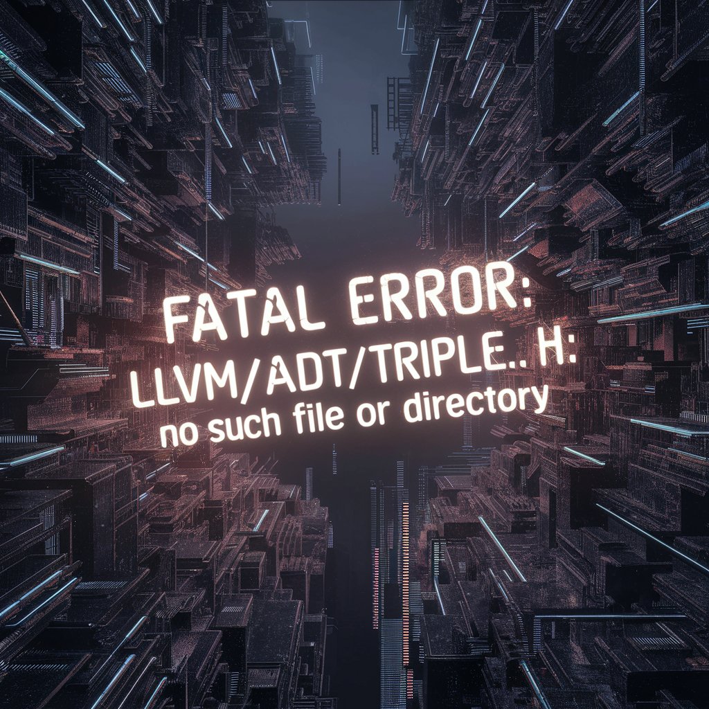 fatal error: llvm/adt/triple.h: no such file or directory